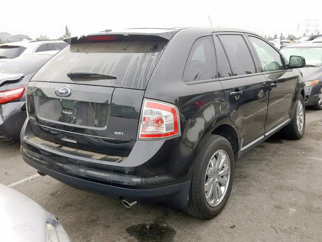 2FMDK3JC1ABB35764 - 2010 FORD EDGE SEL BLACK photo 4