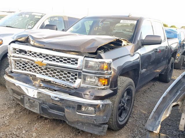 3GCPCREC1EG567432 - 2014 CHEVROLET SILVERADO CHARCOAL photo 2