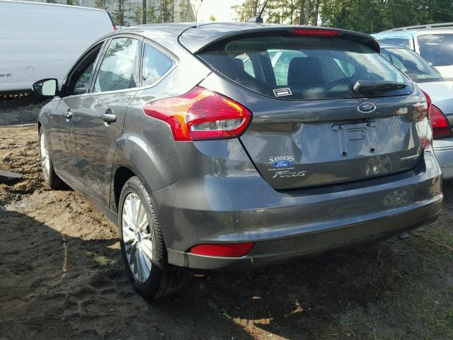 1FADP3N29JL226598 - 2018 FORD FOCUS TITA GRAY photo 3