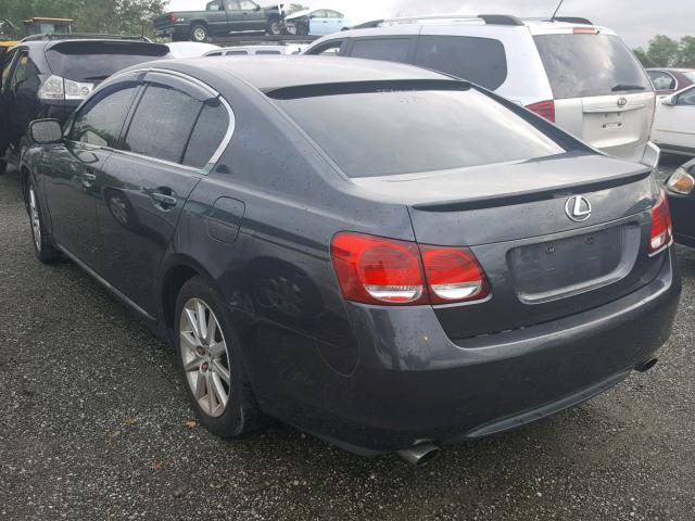 JTHCH96S260006764 - 2006 LEXUS GS GENERAT GRAY photo 3