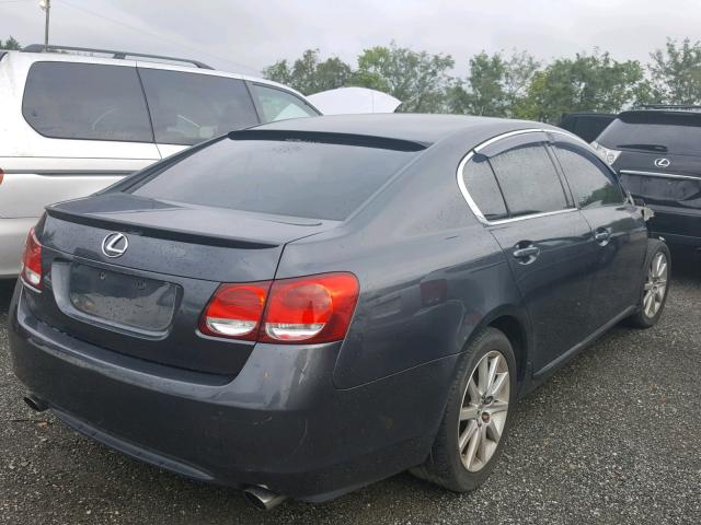 JTHCH96S260006764 - 2006 LEXUS GS GENERAT GRAY photo 4