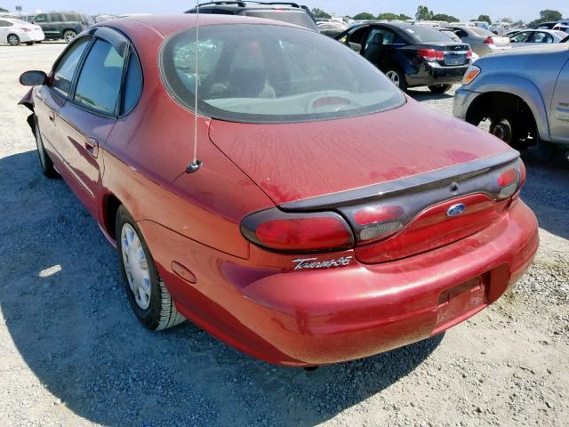 1FAFP52S9WA171517 - 1998 FORD TAURUS LX BURGUNDY photo 3