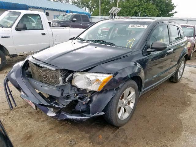 1B3CB4HA8AD536248 - 2010 DODGE CALIBER SX BLACK photo 2