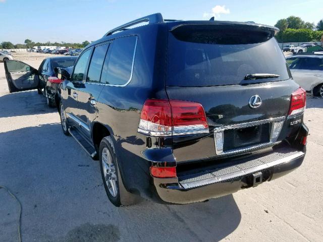 JTJHY7AX3F4173025 - 2015 LEXUS LX 570 BLACK photo 3