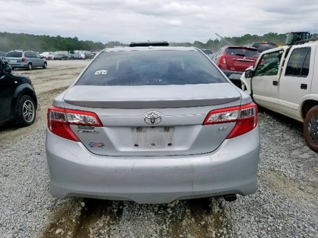 4T1BF1FK7CU129321 - 2012 TOYOTA CAMRY BASE SILVER photo 9