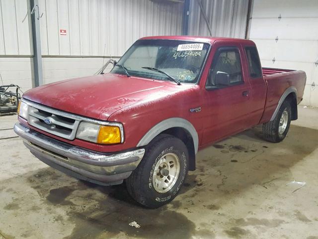 1FTCR15X1TTA74156 - 1996 FORD RANGER SUP RED photo 2