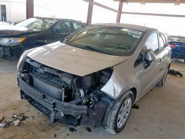 KNADM4A33H6046546 - 2017 KIA RIO LX SILVER photo 2