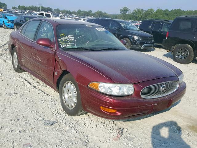 1G4HP54K024211441 - 2002 BUICK LESABRE CU BURGUNDY photo 1