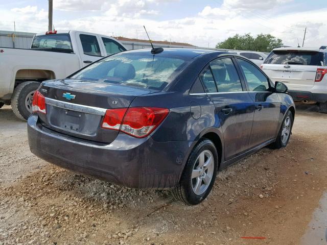 1G1PC5SB1F7141184 - 2015 CHEVROLET CRUZE LT GRAY photo 4