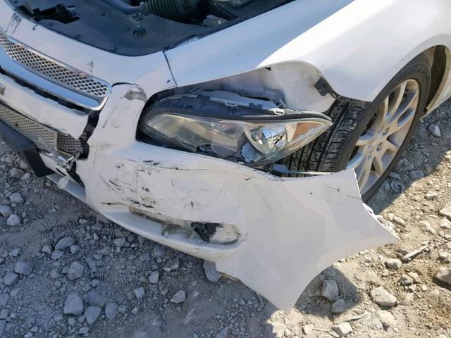 1G1ZG5E73CF302432 - 2012 CHEVROLET MALIBU LTZ თეთრი ფოტო 9