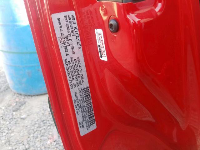 ZFBERFAB7J6H77374 - 2018 RAM PROMASTER 红色 照片 10