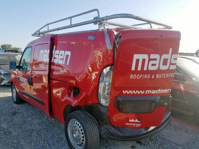 ZFBERFAB7J6H77374 - 2018 RAM PROMASTER 红色 照片 3