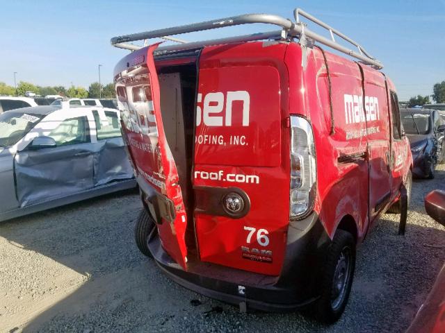 ZFBERFAB7J6H77374 - 2018 RAM PROMASTER 红色 照片 4