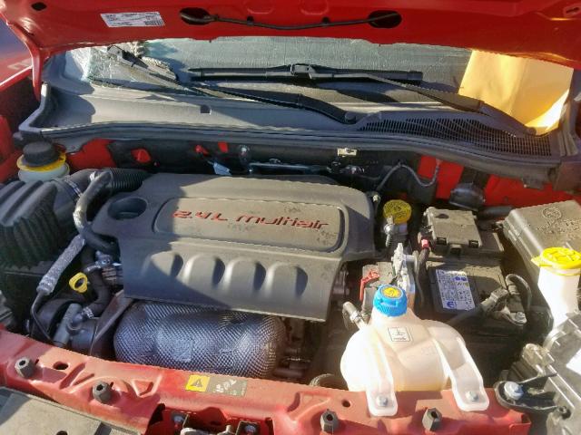 ZFBERFAB7J6H77374 - 2018 RAM PROMASTER 红色 照片 7