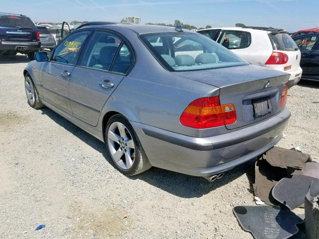 WBAAZ33425KW77554 - 2005 BMW 325 IS SUL GRAY photo 3