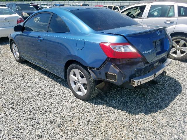 2HGFG12908H535863 - 2008 HONDA CIVIC EXL 蓝色 照片 3