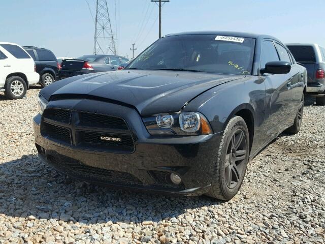 2C3CDXHG0CH140209 - 2012 DODGE CHARGER SX BLACK photo 2