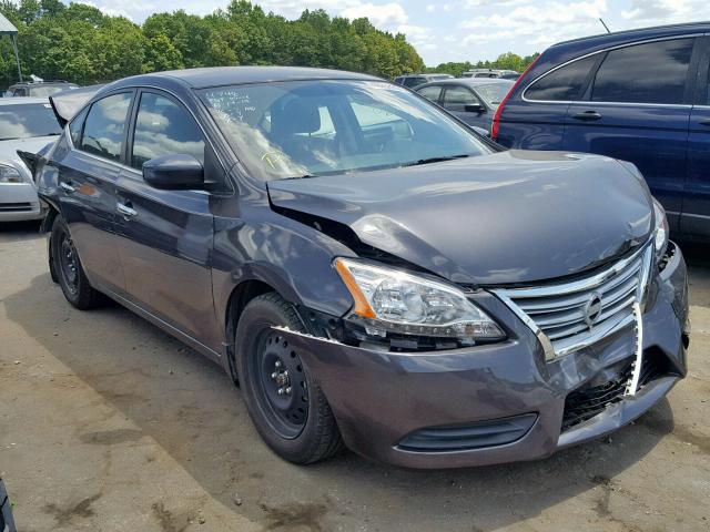 3N1AB7AP6DL795246 - 2013 NISSAN SENTRA S GRAY photo 1