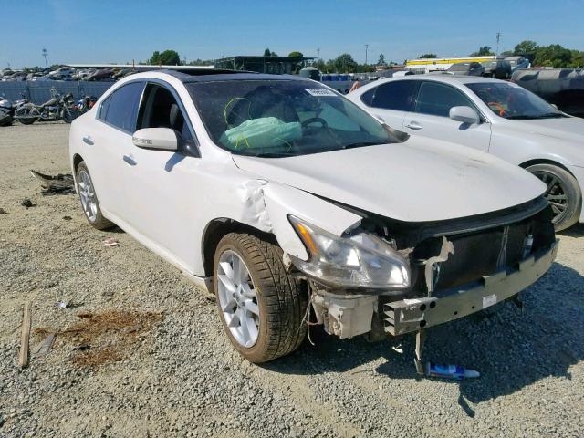 1N4AA5AP8BC812860 - 2011 NISSAN MAXIMA S WHITE photo 1