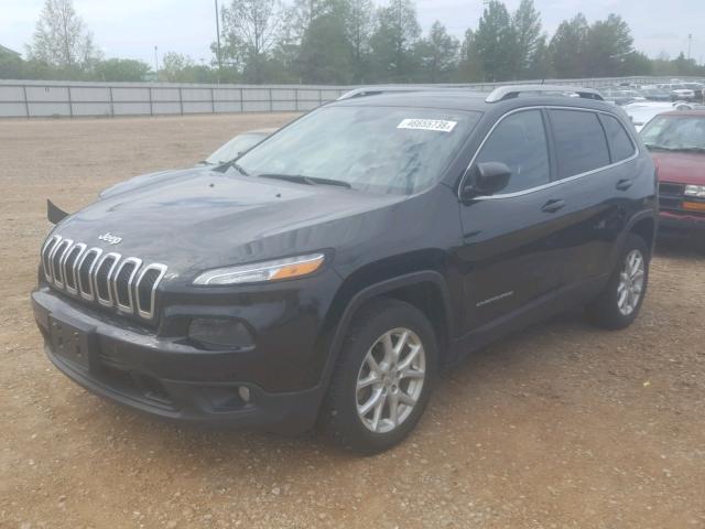 1C4PJLCB1FW596316 - 2015 JEEP CHEROKEE L BLACK photo 2