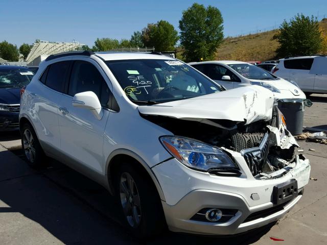 KL4CJCSB0EB533059 - 2014 BUICK ENCORE WHITE photo 1