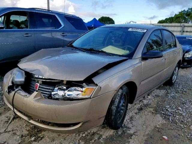1G8AJ58F06Z206540 - 2006 SATURN ION LEVEL SILVER photo 2