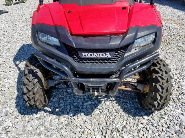 1HFVE0228G4202826 - 2016 HONDA SXS700 M2 RED photo 9