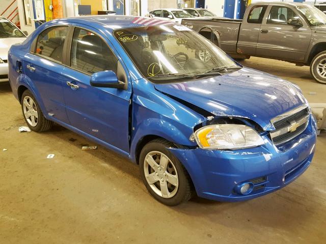 KL1TG56EX9B352732 - 2009 CHEVROLET AVEO LT BLUE photo 2