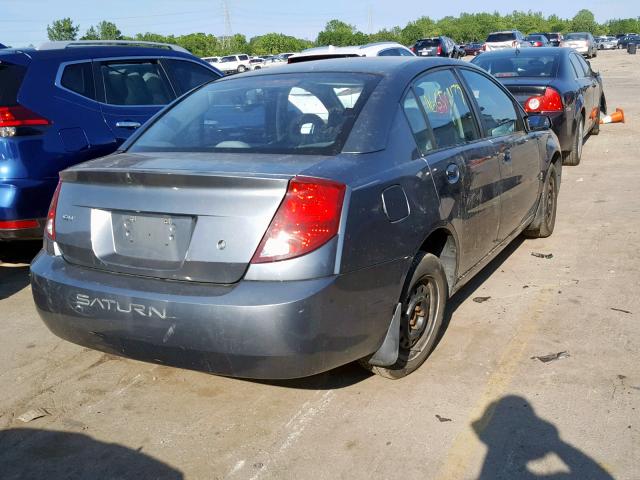1G8AJ52F34Z197564 - 2004 SATURN ION LEVEL GRAY photo 4