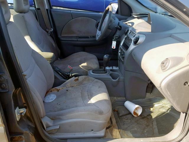 1G8AJ52F34Z197564 - 2004 SATURN ION LEVEL GRAY photo 5