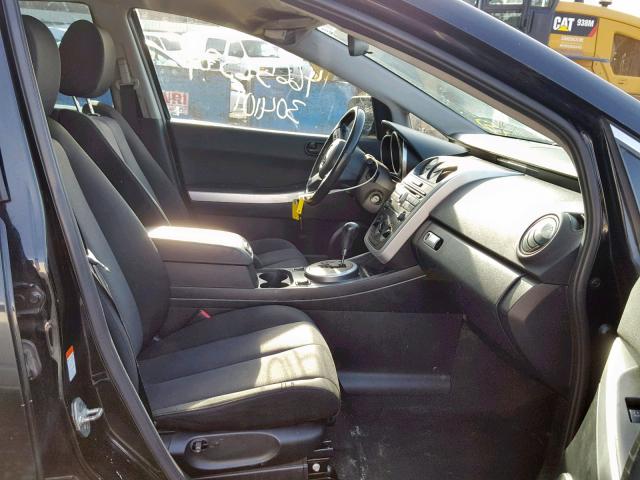 JM3ER293890219247 - 2009 MAZDA CX-7 BLACK photo 5