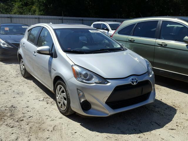 JTDKDTB3XF1088774 - 2015 TOYOTA PRIUS C SILVER photo 1