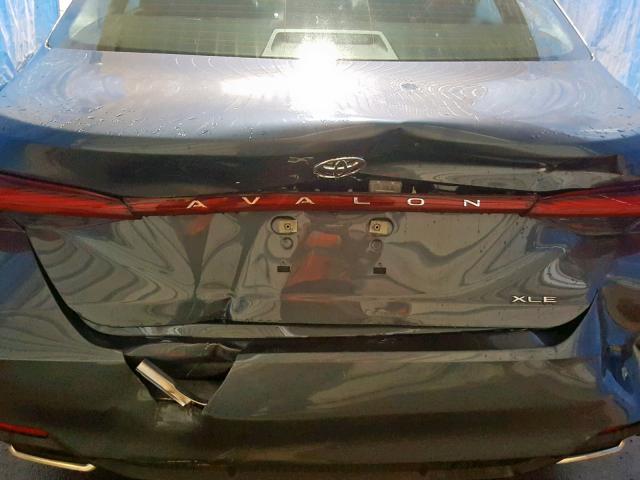4T1BZ1FB4KU033653 - 2019 TOYOTA AVALON XLE GRAY photo 9