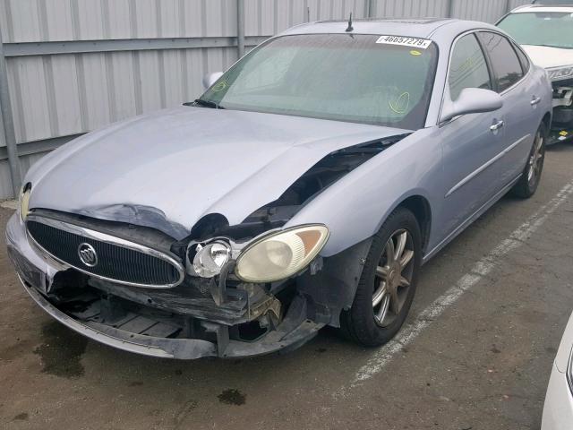 2G4WE567951327520 - 2005 BUICK LACROSSE C BLUE photo 2