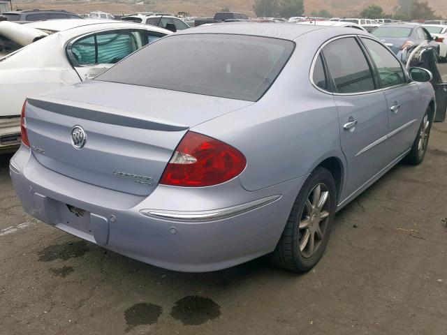 2G4WE567951327520 - 2005 BUICK LACROSSE C BLUE photo 4