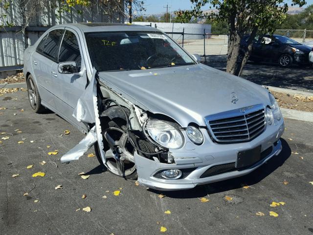 WDBUF72X69B365561 - 2009 MERCEDES-BENZ E 550 SILVER photo 1