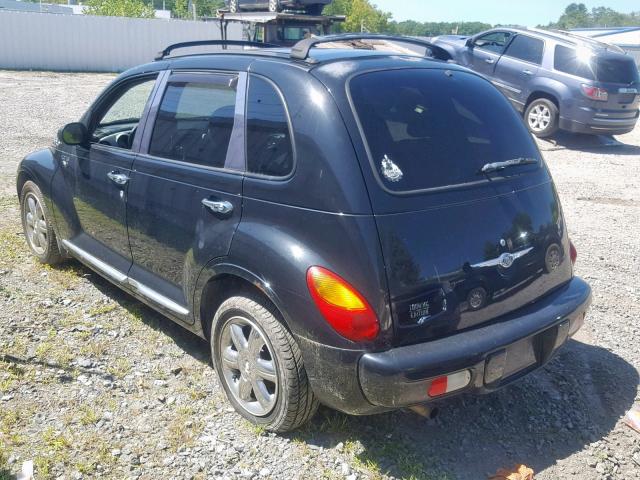 3C4FY58B63T546721 - 2003 CHRYSLER PT CRUISER BLACK photo 3