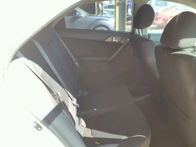 KNAFU4A20D5647557 - 2013 KIA FORTE EX WHITE photo 6