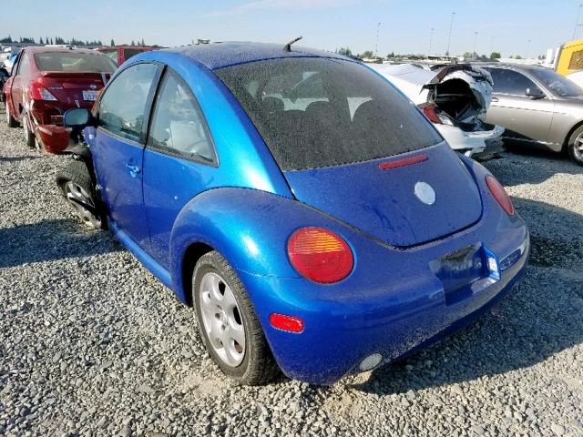 3VWCK21C73M400454 - 2003 VOLKSWAGEN NEW BEETLE ლურჯი ფოტო 3