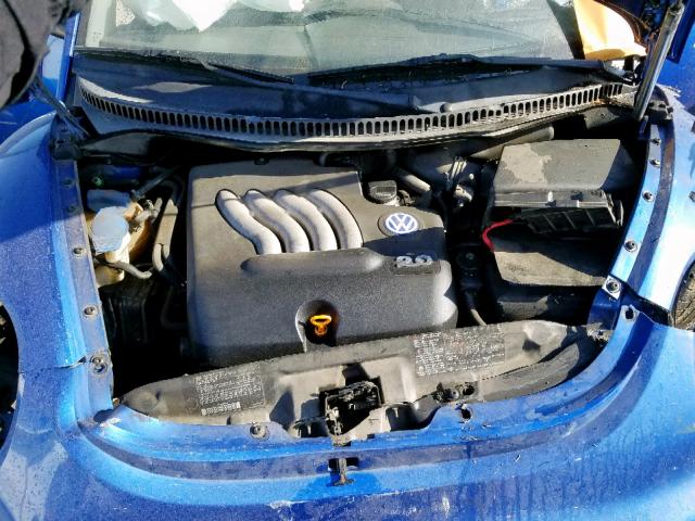3VWCK21C73M400454 - 2003 VOLKSWAGEN NEW BEETLE ლურჯი ფოტო 7