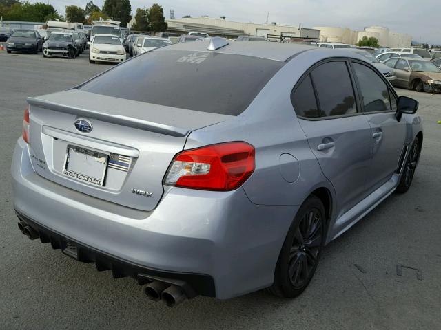 JF1VA1B67G9831775 - 2016 SUBARU WRX SILVER photo 4