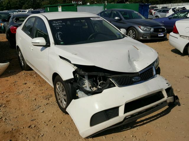 KNAFU4A26D5719622 - 2013 KIA FORTE EX WHITE photo 1