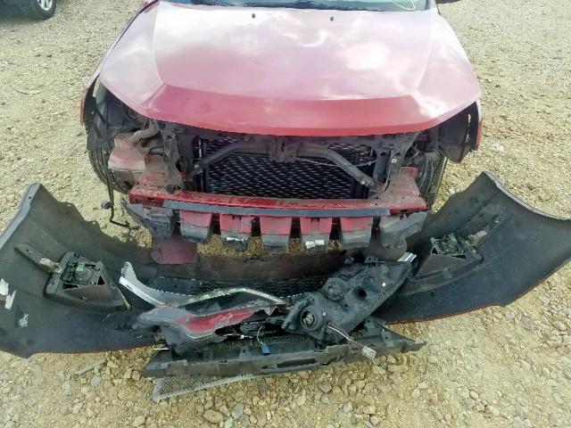 3FAHP0KC5AR348230 - 2010 FORD FUSION SPO RED photo 9