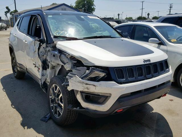 3C4NJDDB0KT618091 - 2019 JEEP COMPASS TR WHITE photo 1