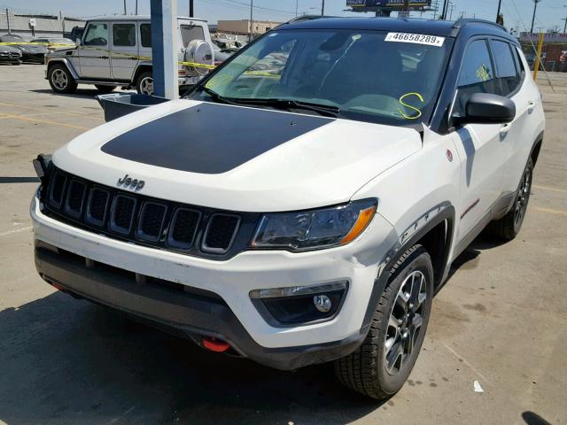 3C4NJDDB0KT618091 - 2019 JEEP COMPASS TR WHITE photo 2