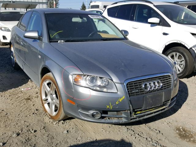 WAUDF78E47A172431 - 2007 AUDI A4 2.0T QU SILVER photo 1