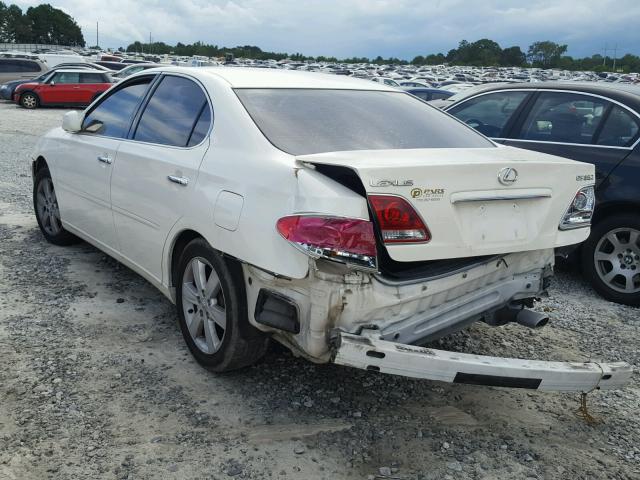 JTHBA30G765154588 - 2006 LEXUS ES 330 WHITE photo 3