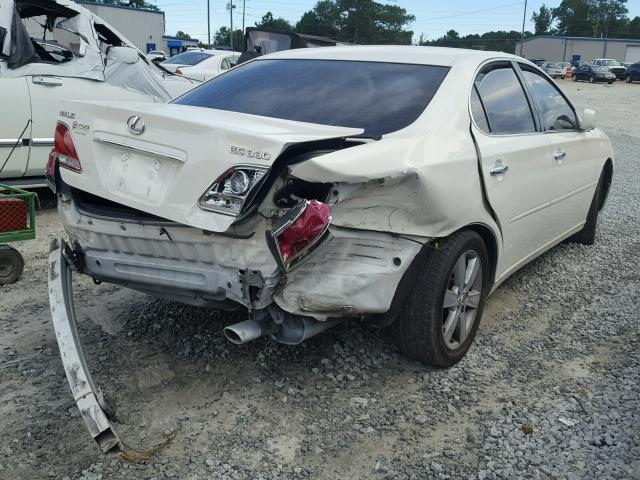 JTHBA30G765154588 - 2006 LEXUS ES 330 WHITE photo 4