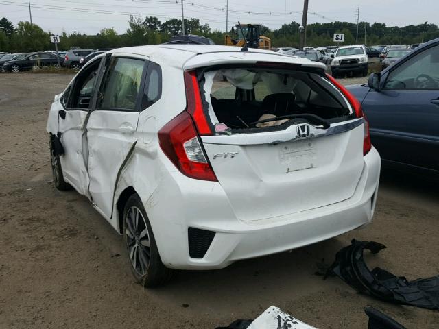 JHMGK5H71GS009388 - 2016 HONDA FIT EX WHITE photo 3