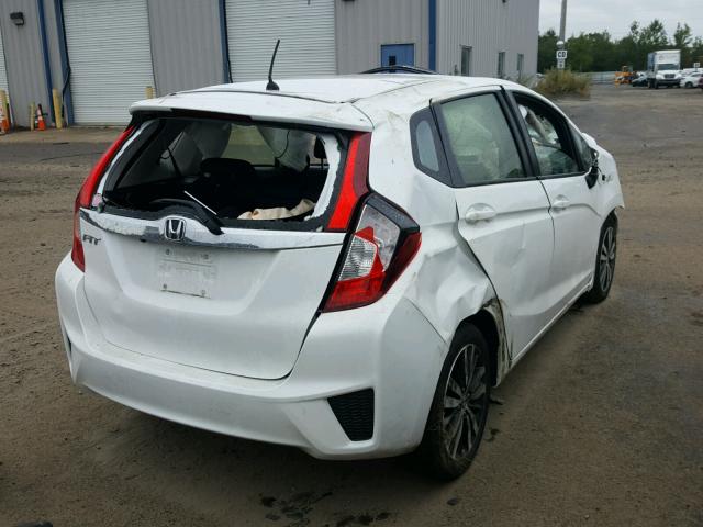 JHMGK5H71GS009388 - 2016 HONDA FIT EX WHITE photo 4